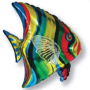 Фольгированный шар - Разноцветная рыбка - 26" 1