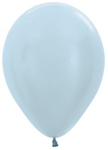 Латексный шар - Металлик голубой - 30 см