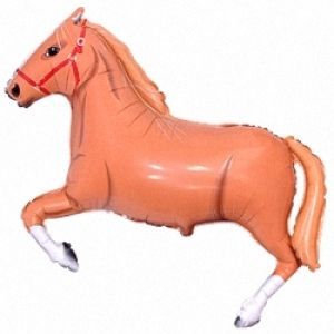 Фольгированный шар - Светлая лошадка - 41" 1