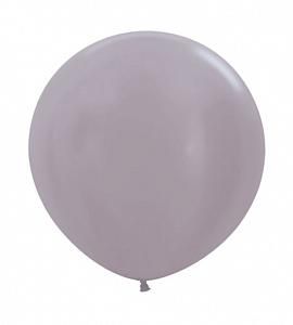 Большой воздушный шар серого цвета 91 см 1