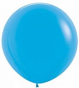 Большой воздушный шар ярко-голубого цвета 91 см 1