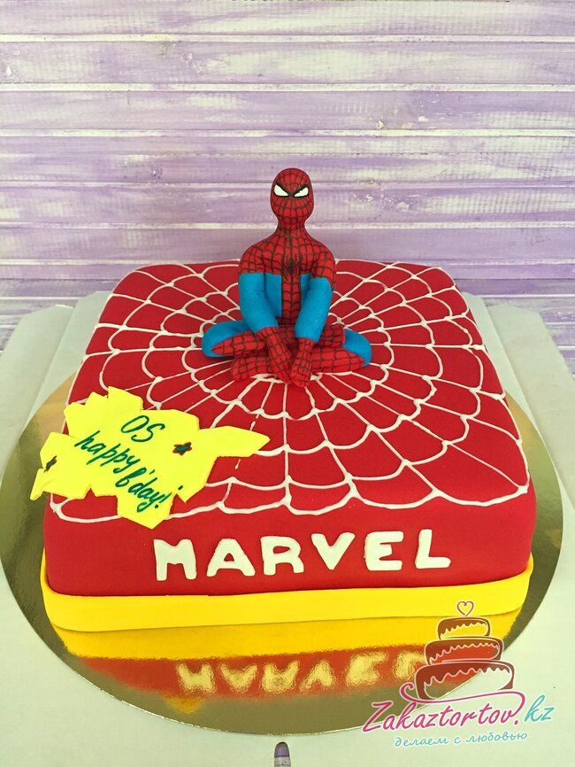 Торт  "Человек-паук Марвел"