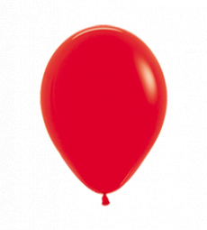 Шар гелиевый - Пастельный красный - 30 см