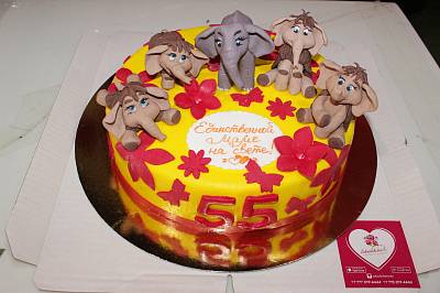 Торт со слониками 1