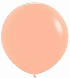 Большой воздушный шар персикового цвета 91 см