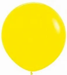 Большой воздушный шар желтого цвета 91 см