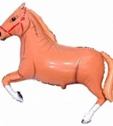 Фольгированный шар - Светлая лошадка - 41