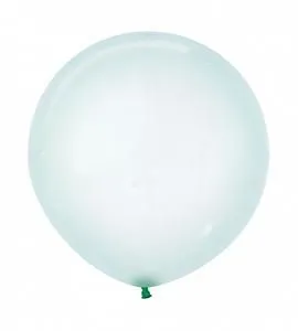 Большой воздушный шар бабблз зеленого цвета 48 см 1